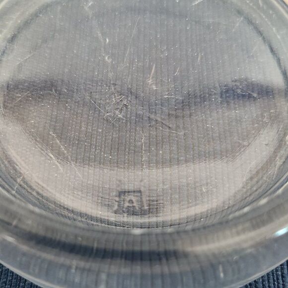 Hazel Atlas Vintage 1940s Glass Furniture Coaster Wood Floor Carpet Protector - Picture 6 of 16